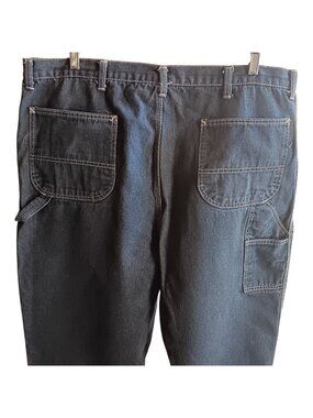 42x30 Vintage 1980's Mens Carpenter Jeans SEARS ROEBUCKS DENIM UTILITY MADE USA